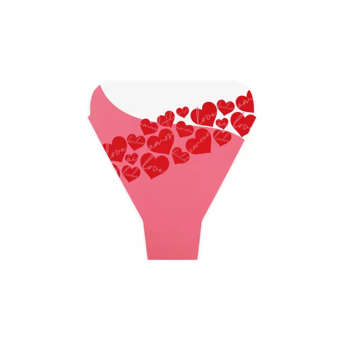 All Love Sleeve Decotop - Pink - 50x44x12cm - Packed by 50