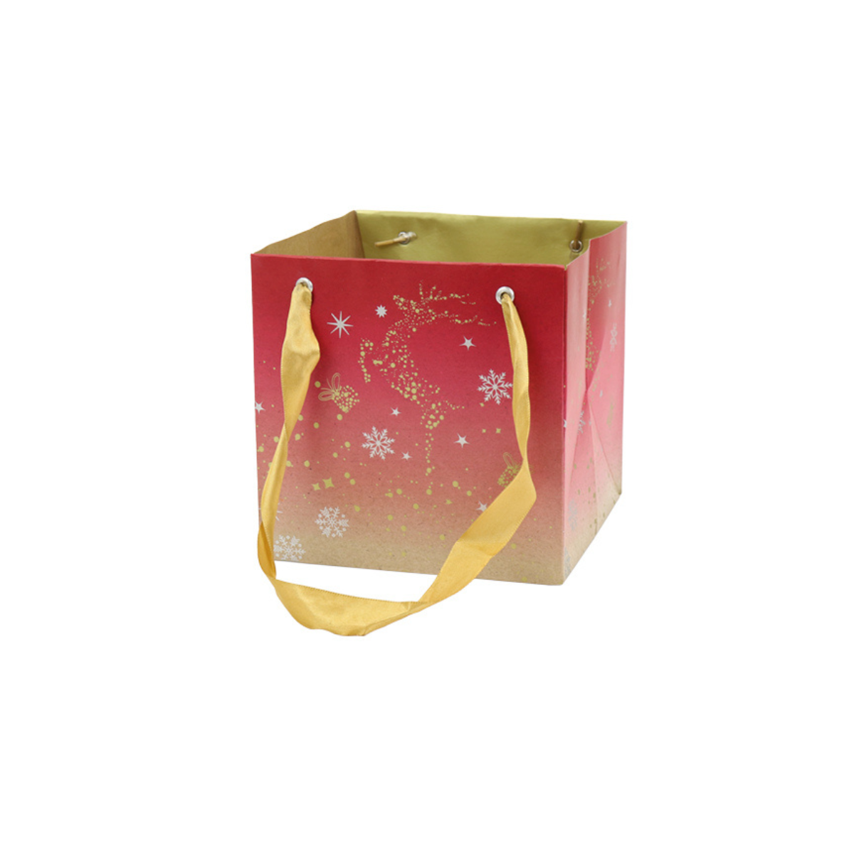 Festive Indulgence Bag - Red - 15x15x15cm - Packed by 10