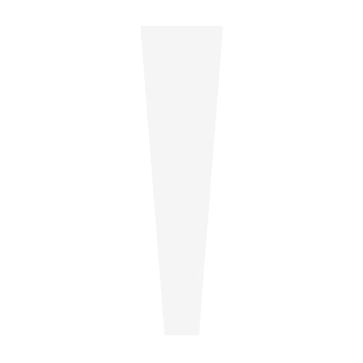 Clear Single Rose Sleeve -  90% rBOPP35 - Packed by 50